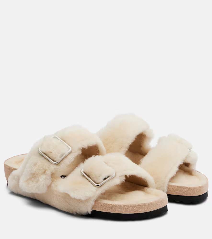 Birkenstock 1774 Arizona shearling slides | Mytheresa (US/CA)