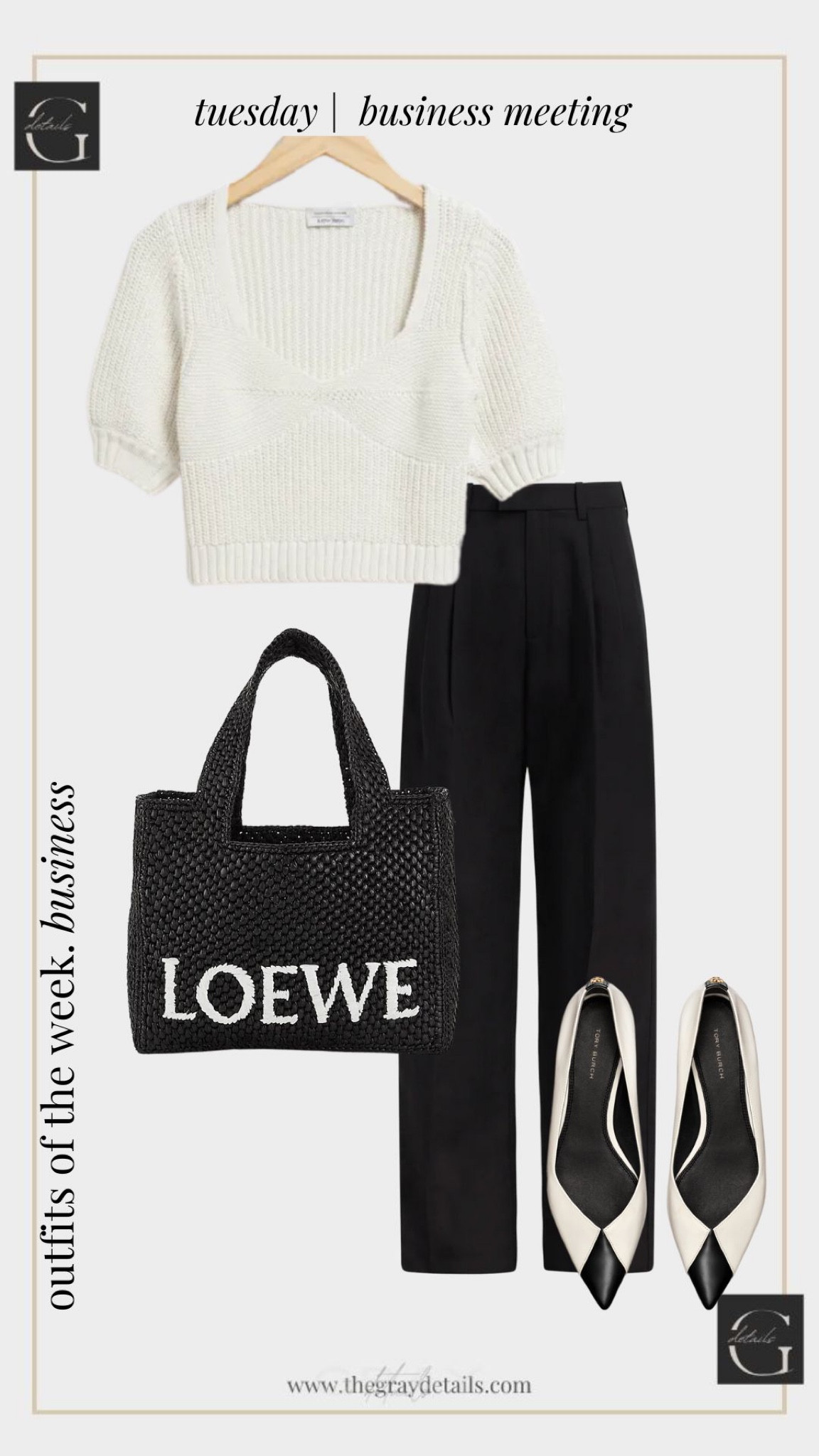 Summer workwear outfit, black trouser, flats, summer bag

#LTKworkwear #LTKFind #LTKstyletip