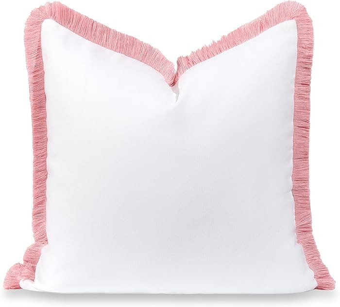 Hofdeco Premium Coastal Grandmillennial Patio Indoor Outdoor Throw Pillow Cover Only, 22"x22" Wat... | Amazon (US)