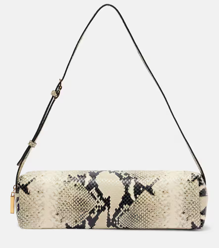 Khaite Kye Micro snake-effect leather shoulder bag | Mytheresa (UK)