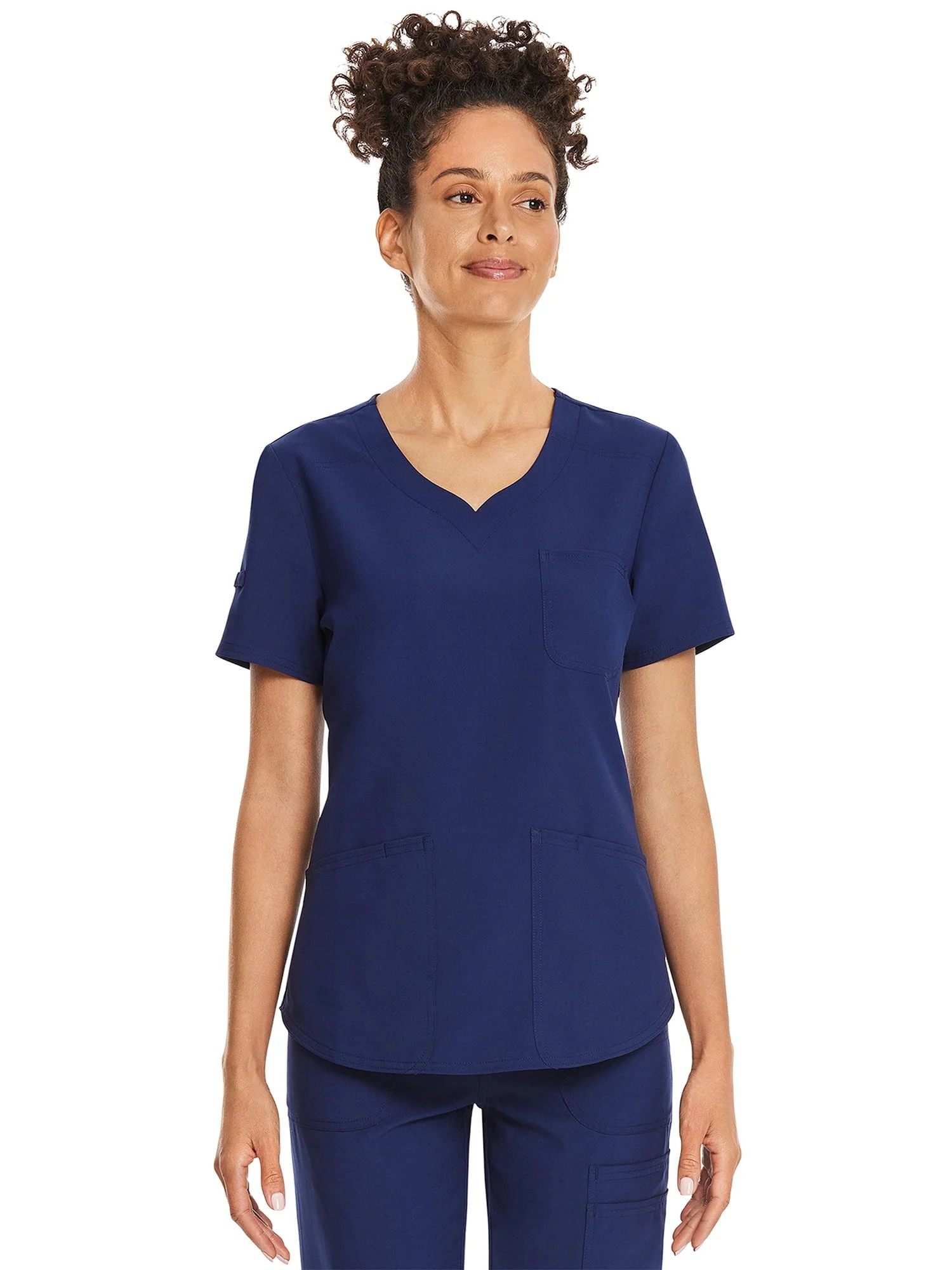 Scrubstar Women's Core Essentials Sweetheart V-Neck Scrub Top | Walmart (US)