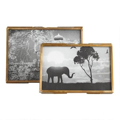 Brass Metal Prism Frame | World Market