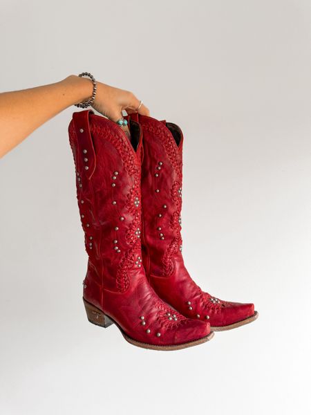 you can’t go wrong with a red pair of cowgirl boots ❤️‍🔥  code KIRA10 


#LTKSeasonal #LTKstyletip #LTKshoecrush