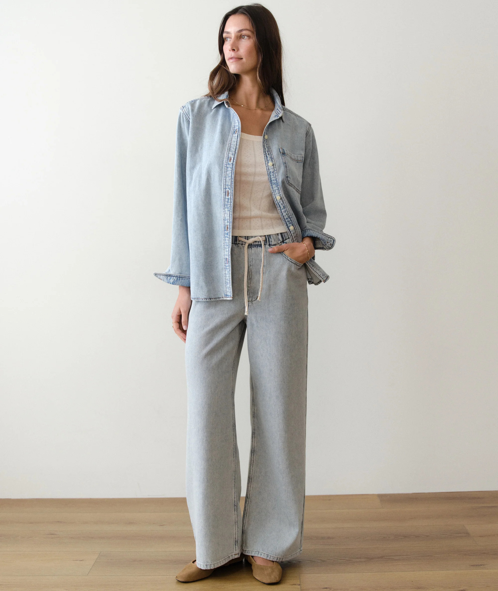 Ella Wide Leg Pant | Marine Layer