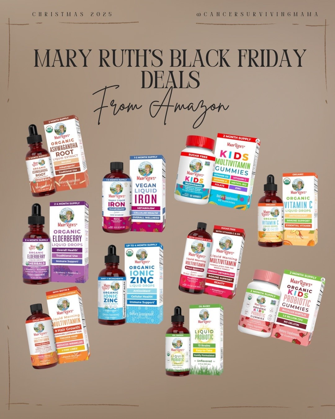 Mary Ruth’s vitamins are on sale for black friday! now is the time to stock up!! these are a must have for the whole family🙌🏼  

mary ruth’s | vitamins | winter germs | health | vitamins | supplements | black friday | black friday deals | on sale now | trending | best seller | christmas gift | christmas gift ideas | amazon | amazon deals | cyber week #blackfridaydeals #blackfridaysale #blackfriday #christmasgift 

#LTKmomlife #LTKCyberWeek #LTKSaleAlert