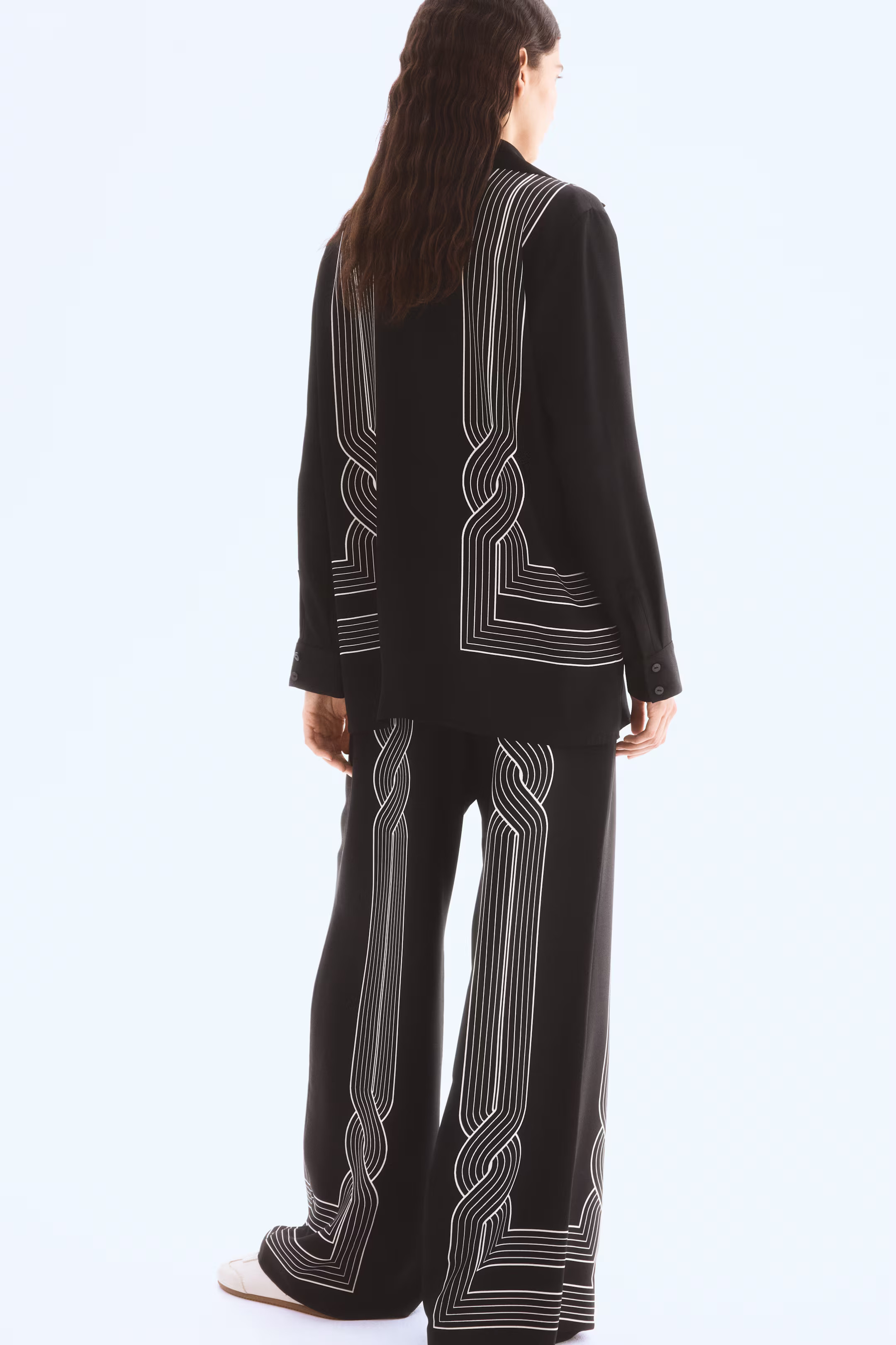 Printed pull-on trousers | H&M (UK, MY, IN, SG, PH, TW, HK)
