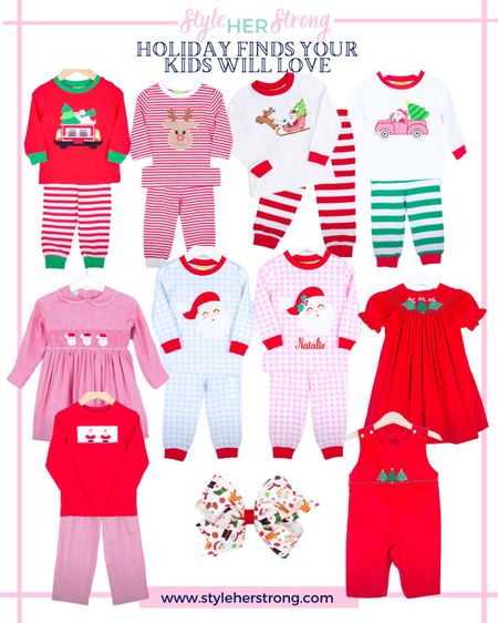 Adorable Christmas outfits and holiday pajamas for kids 

#LTKkids #LTKSeasonal #LTKHoliday