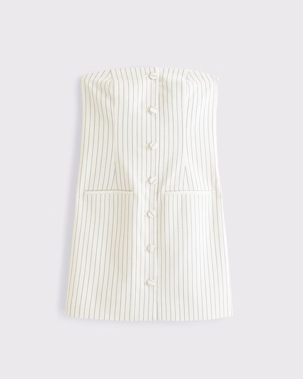 The A&F Mara Strapless Vest Dress | Abercrombie & Fitch (US)