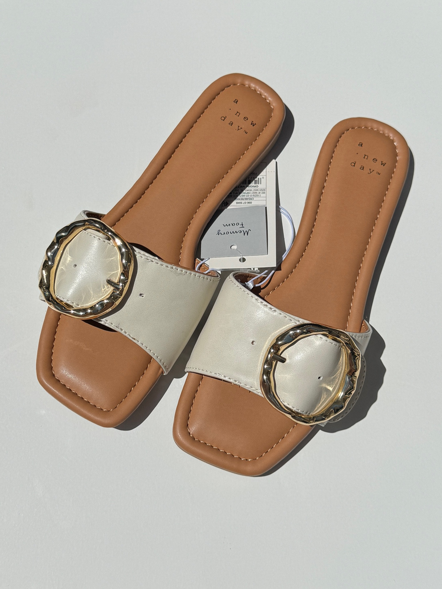Target sandals! A perfect cream color with gold detail🤍

#LTKxTarget