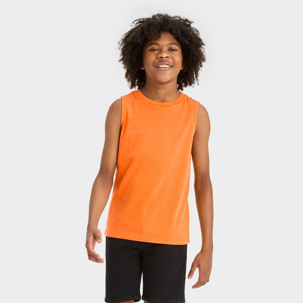 Boys' Washed Muscle Tank Top - Cat & Jack™ | Target