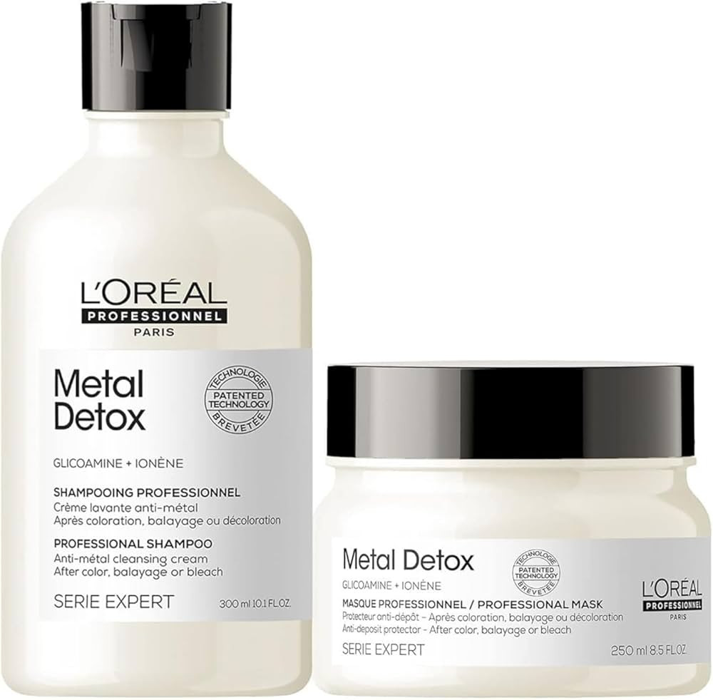 L'Oréal Professionnel Paris Metal Detox Shampoo & Mask Set - Prevents Damage and Prolongs Color ... | Amazon (US)