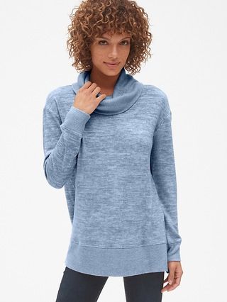 Softspun Cowl-Neck Pullover Sweater | Gap US