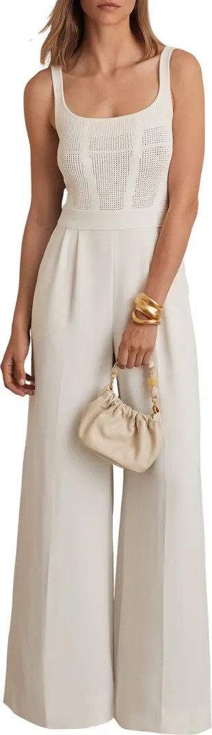 Reiss Carla Sleeveless Wide Leg Jumpsuit | Nordstrom | Nordstrom