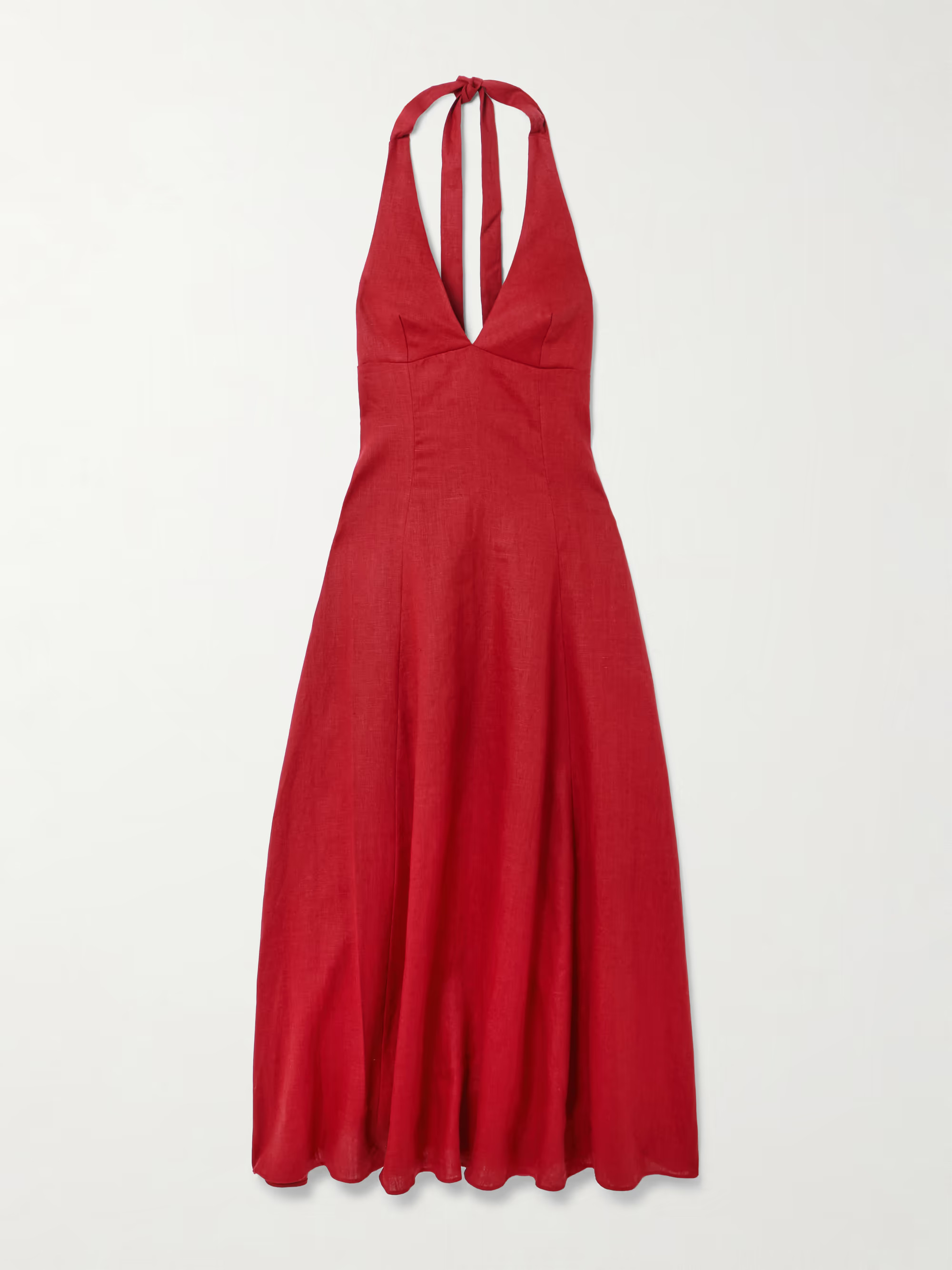 Marais linen halterneck midi dress | NET-A-PORTER (US)