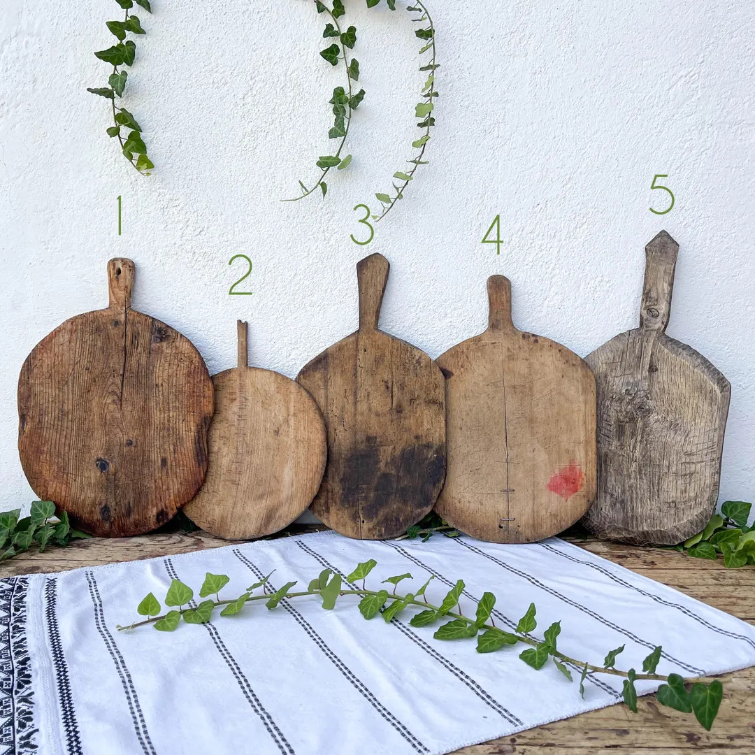 Vintage Wooden Cutting Boards, Primitive Food Photo Props, Flat Lay Props - Etsy Canada | Etsy (US)