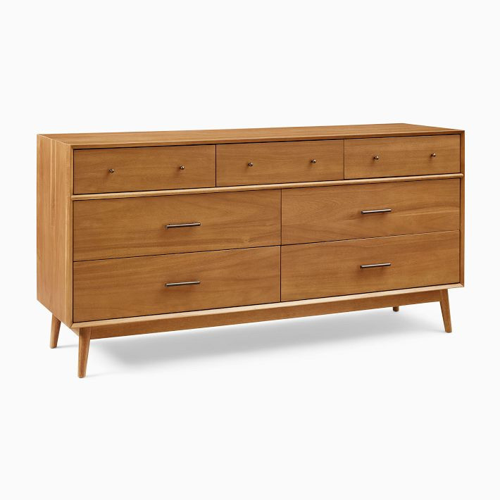 Mid-Century 7-Drawer Dresser (72") | West Elm (US)