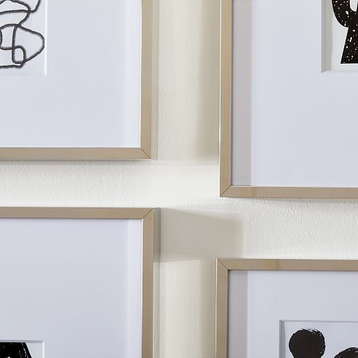 Multi-Mat Gallery Frames - Nickel | West Elm (US)