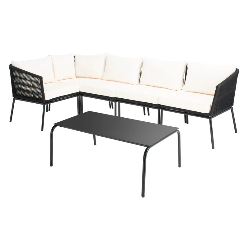 Opera Wicker/Rattan 5 - Person Seating Group with Cushions | Wayfair North America