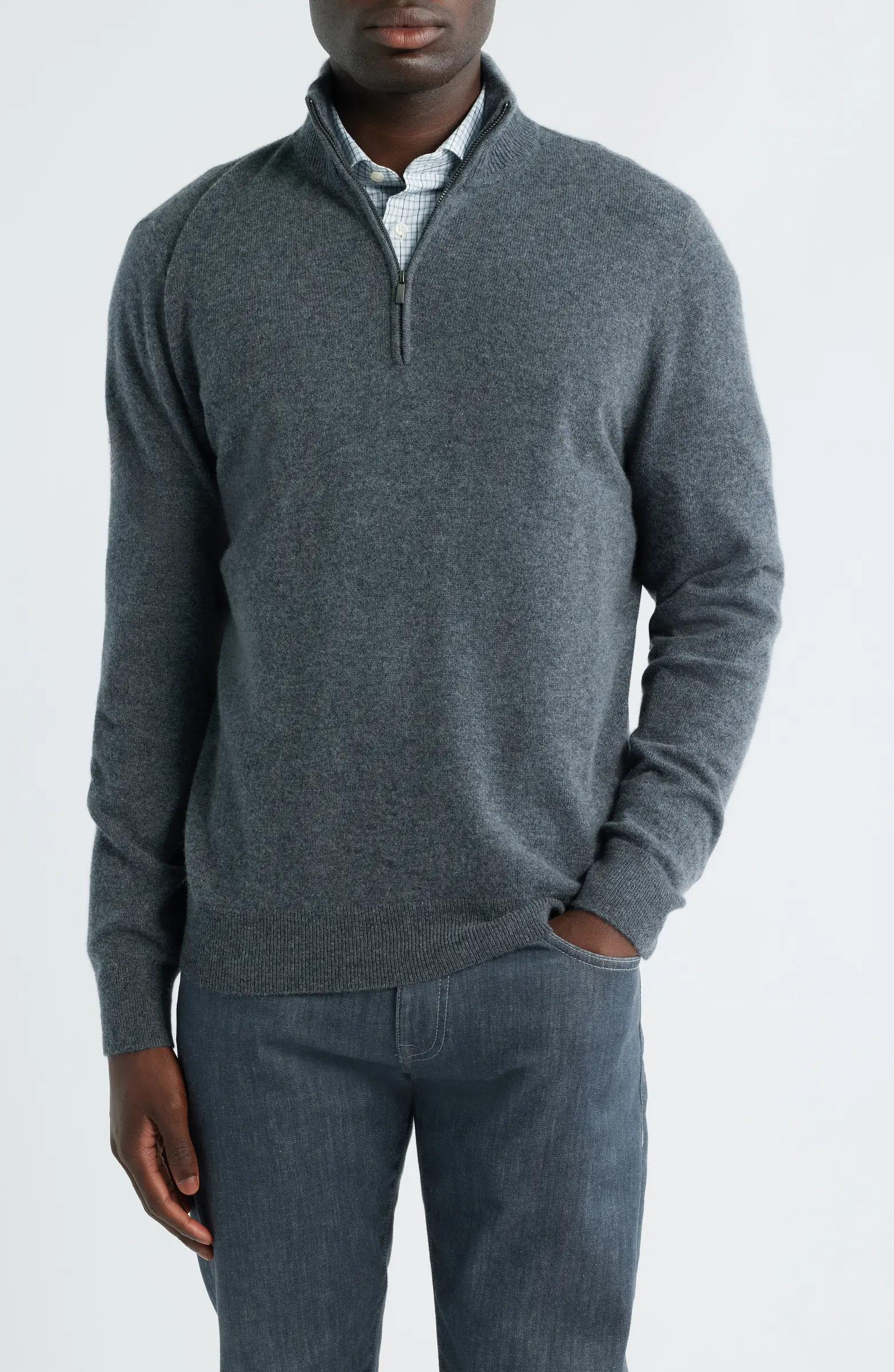 Quarter Zip Cashmere Sweater | Nordstrom