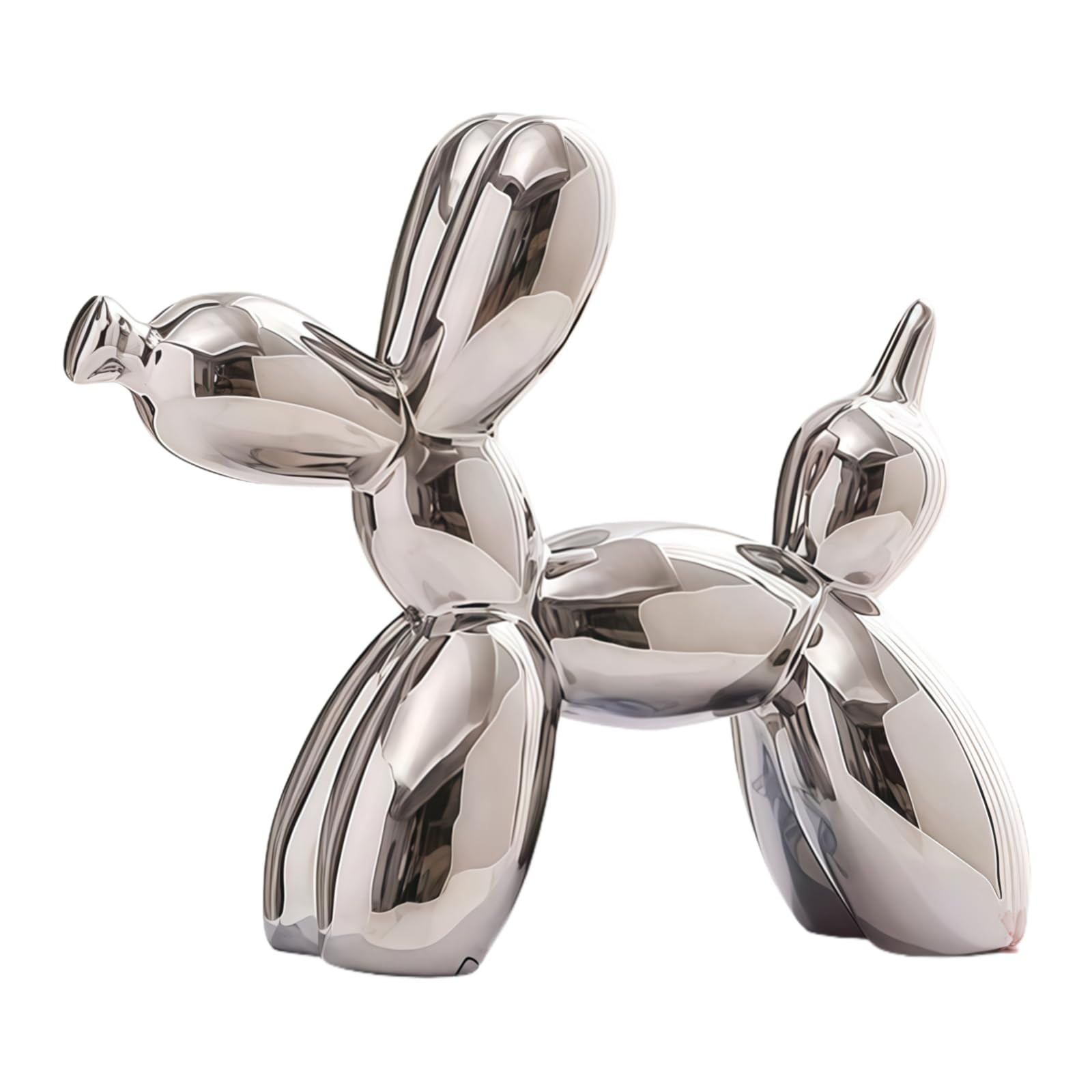 Electroplated Balloon Dog Sculpture Ornament,Shiny Ceramic Statue for Living Room, Bedroom, Shop ... | Amazon (UK)
