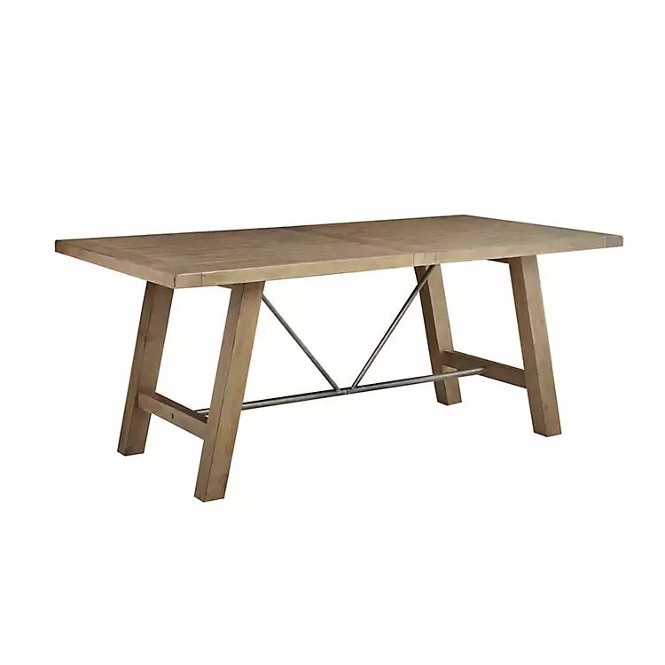 Sofia Wooden Dining Table with Metal Bars | Kirkland's Home