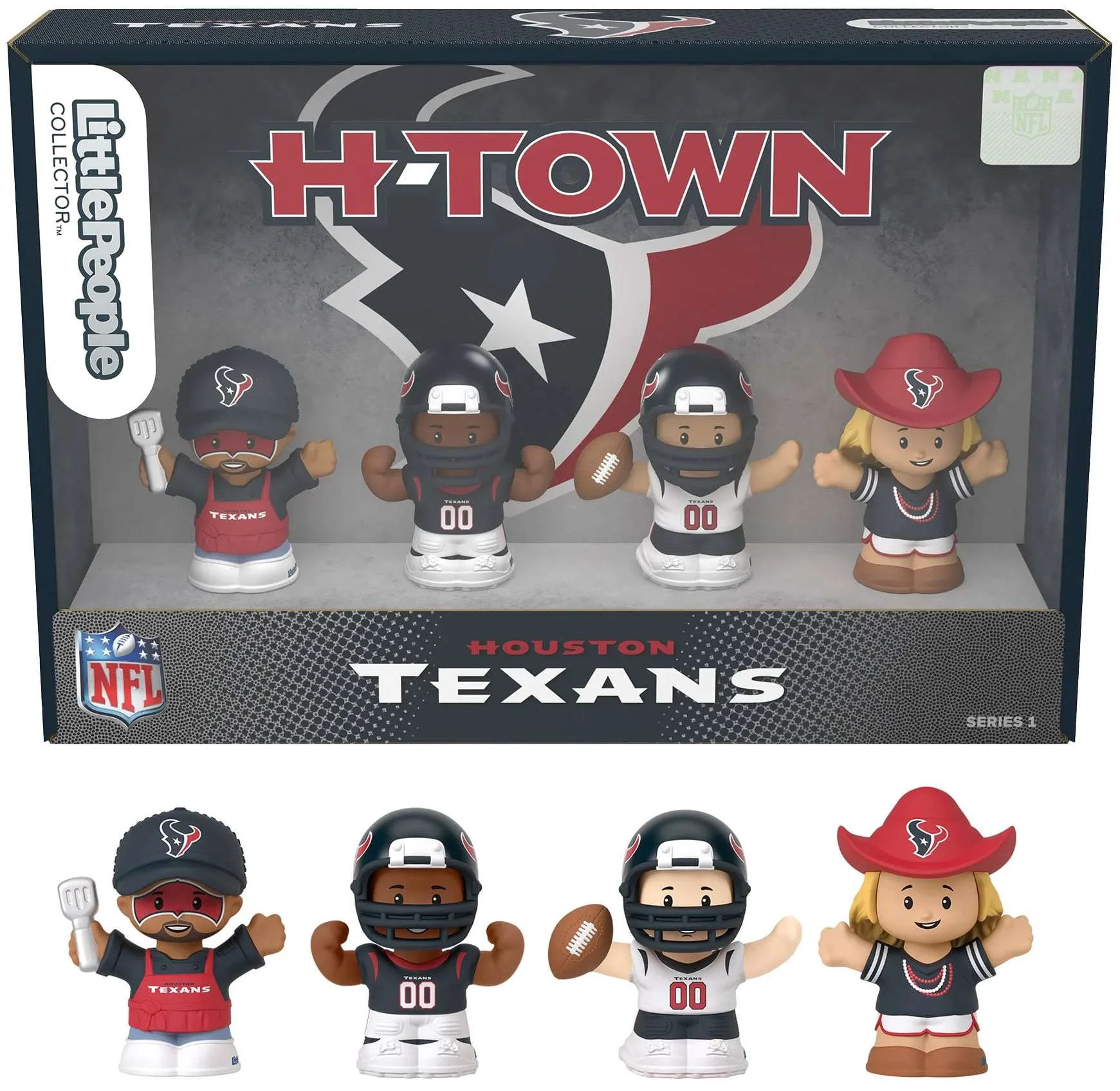 Fisher-Price Little People Houston Texans Four-Piece NFL Collector Set | Walmart (US)