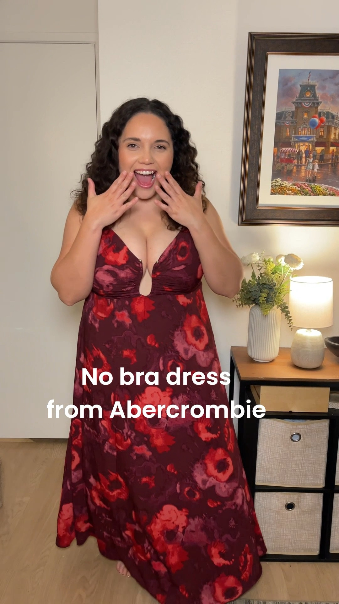 No bra dress from Abercrombie 
Wearing a size XL
Perfect dress as a wedding guest, Holiday party or date night 

#LTKSeasonal #LTKMidsize #LTKStyleTip