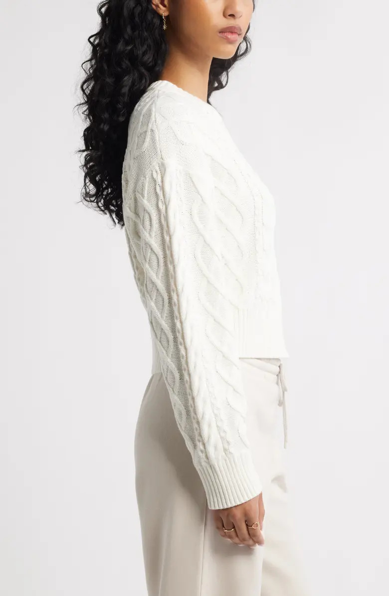 Cable Pullover Sweater | Nordstrom