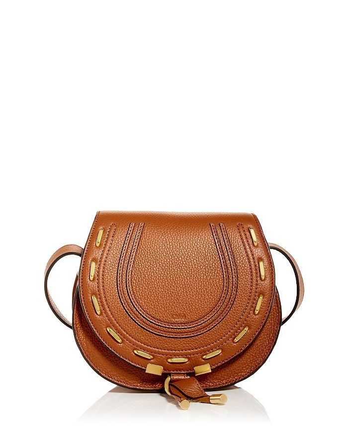 Marcie Small Leather Saddle Bag Crossbody | Bloomingdale's (US)