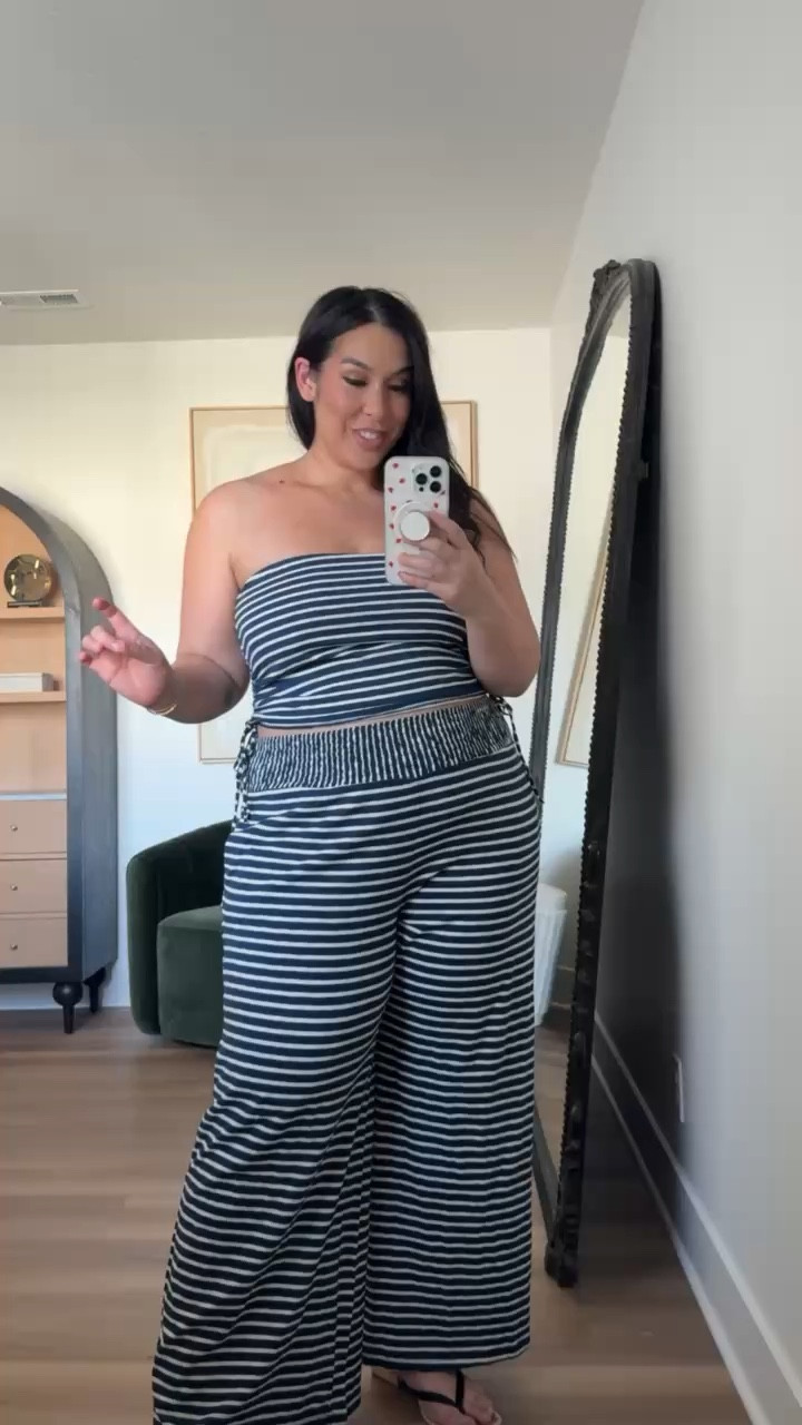 American Eagle midsize spring finds! I love this set, the ruching on the top is so flattering! Cute for summer. Midsize spring outfits from @AmericanEagle! Use code bonnieae25 for 25% off sitewide!  Wearing a size XL! 
-
-
-
Midsize, American Eagle, Spring, Spring OOTD, Jumpsuit, Dress, Shorts, Midsize spring, Midsize dress, Midsize tops, Midsize pants, Aerie, Spring midsize haul, Summer finds @American Eagle Outfitters 

#LTKootd #LTKSeasonal #LTKMidsize