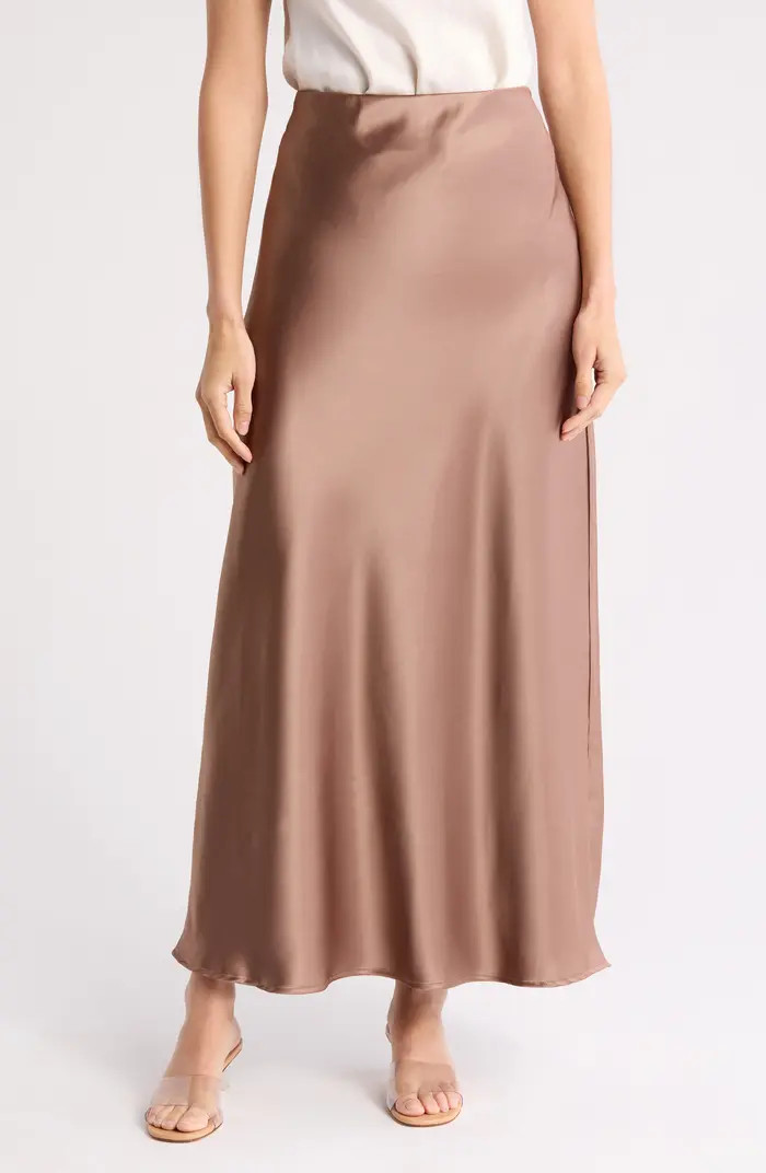 Satin A-Line Skirt | Nordstrom Rack