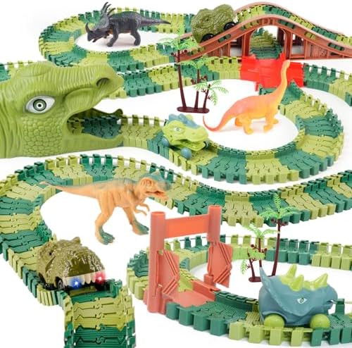 GIAT Dinosaur Track Toys - Best Birthday Gifts for 3 4 5 6 7 Year Old Boys Girls, Dinosaur Race C... | Amazon (US)