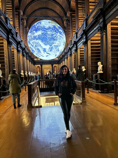 Touring the old library at Trinity college in Dublin, Ireland all cosy and comfy. 📚🏛️🇮🇪

#LTKstyletip #LTKeurope #LTKtravel