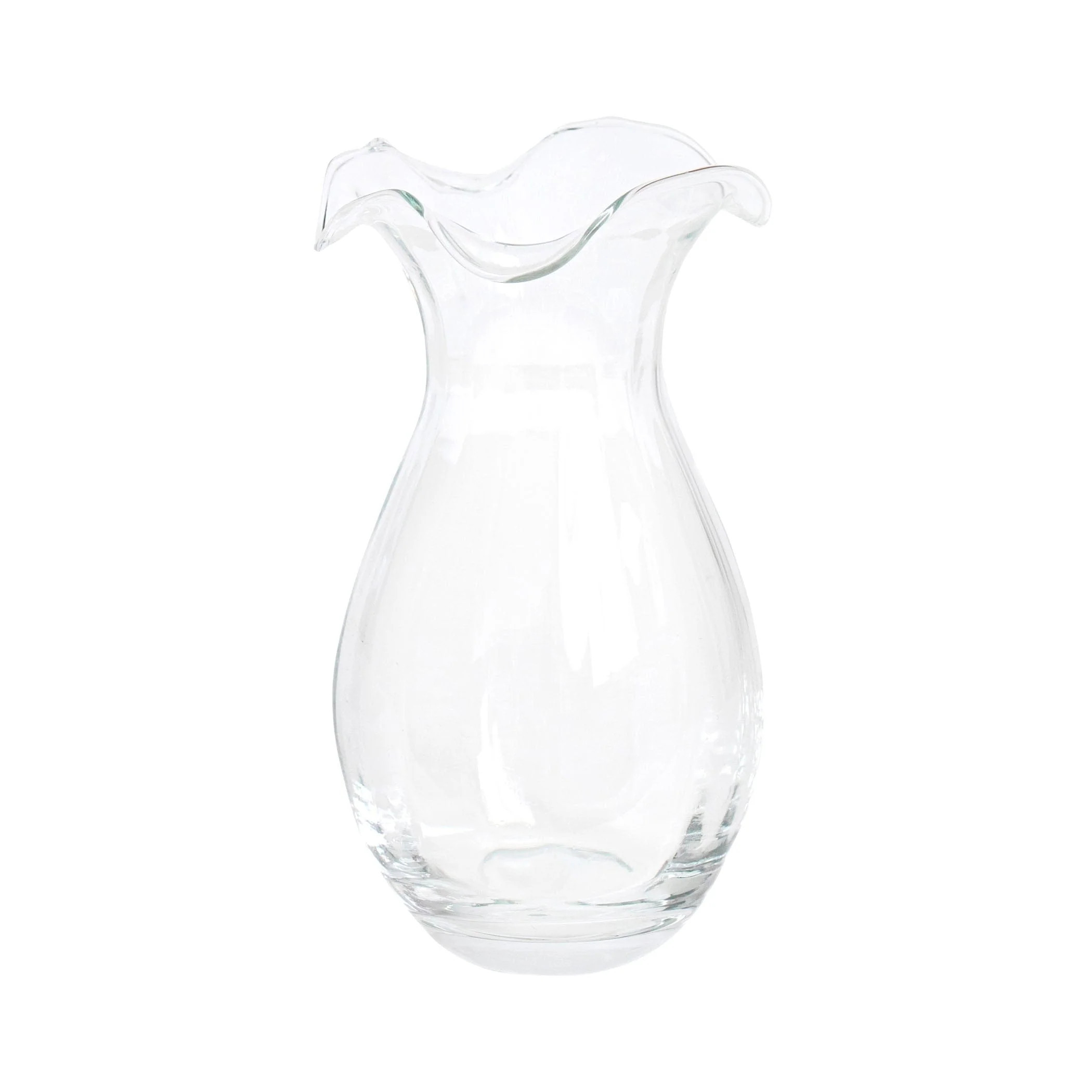 Hibiscus Glass Vertical Fluted Small Vase | VIETRI