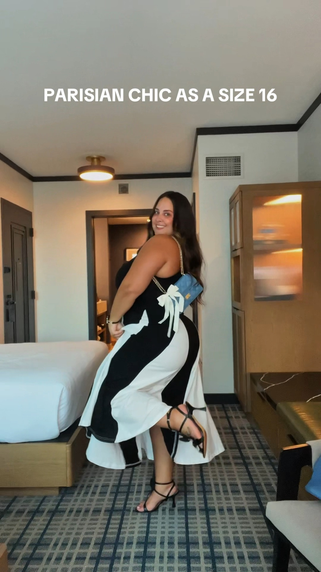 Dress size XL. I’m 5’2” / size 16 

Gorgeous flowy fit! 

#parisianchic #aline #comfortable #elevated #minimalist #chic #nightout #designerinspired 

#LTKPetite #LTKMidsize #LTKStyleTip