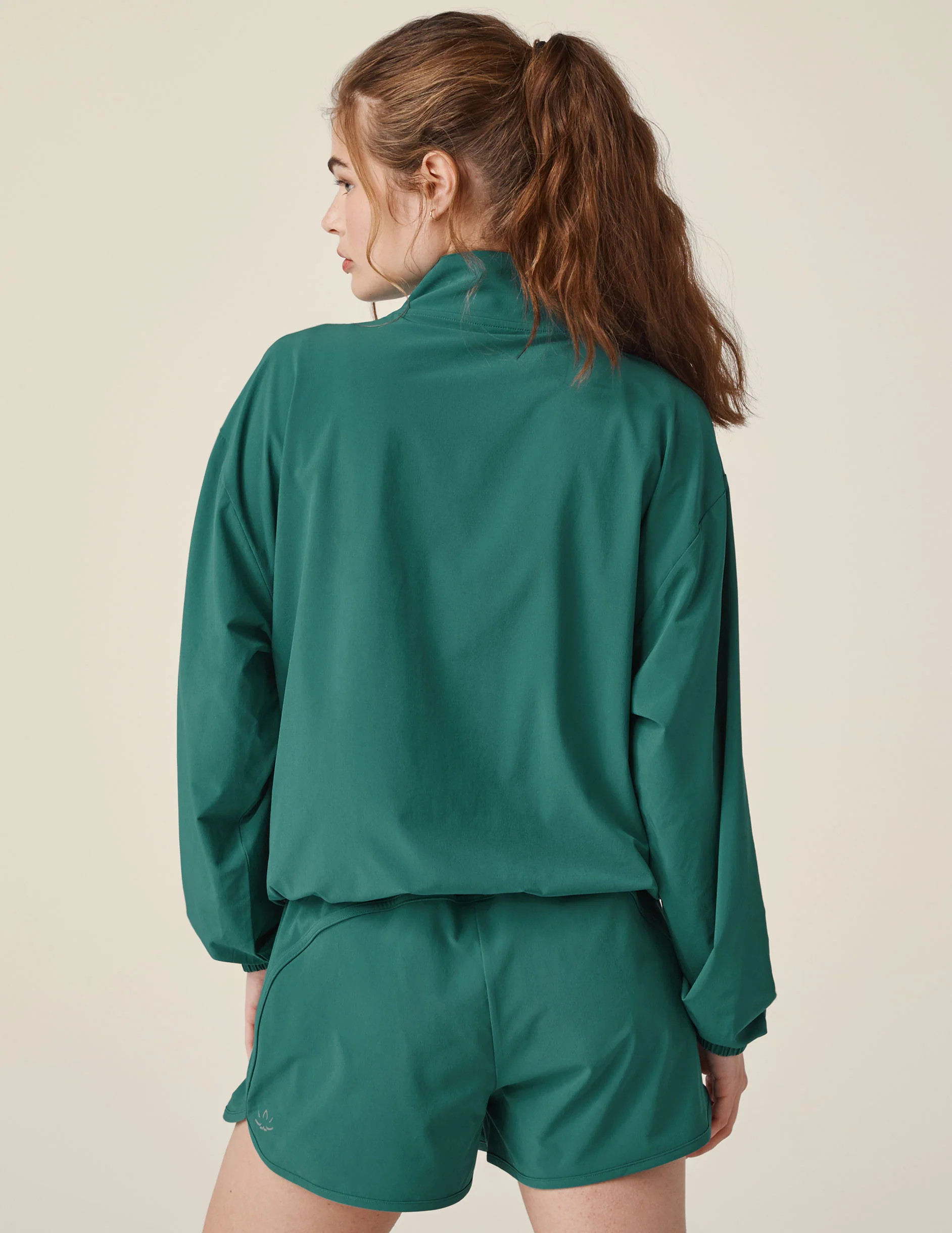 Stretch Woven In Stride Half Zip Pullover | Beyond Yoga