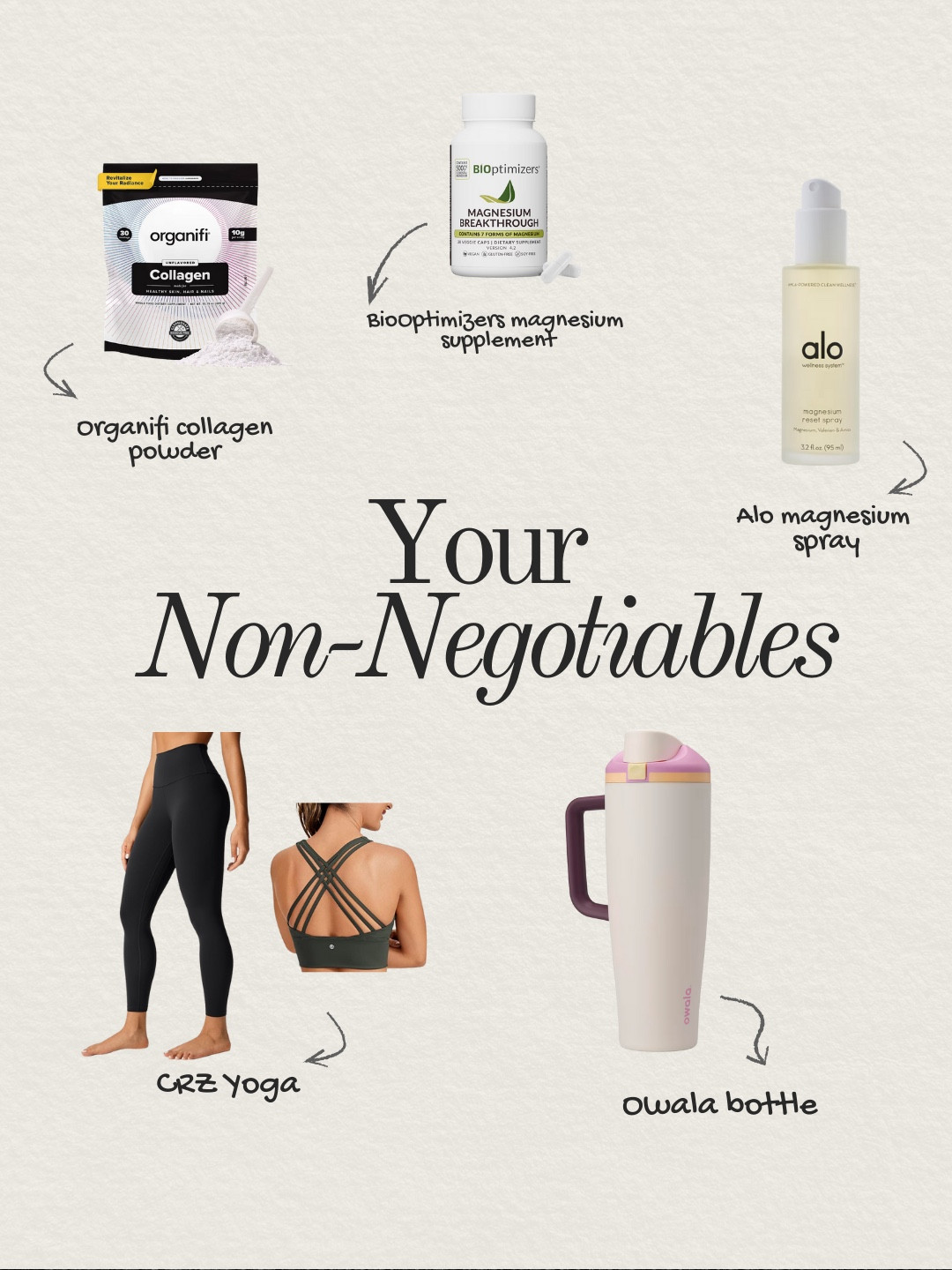 My non- negotiables 💫

#LTKOver40 #LTKselfcare