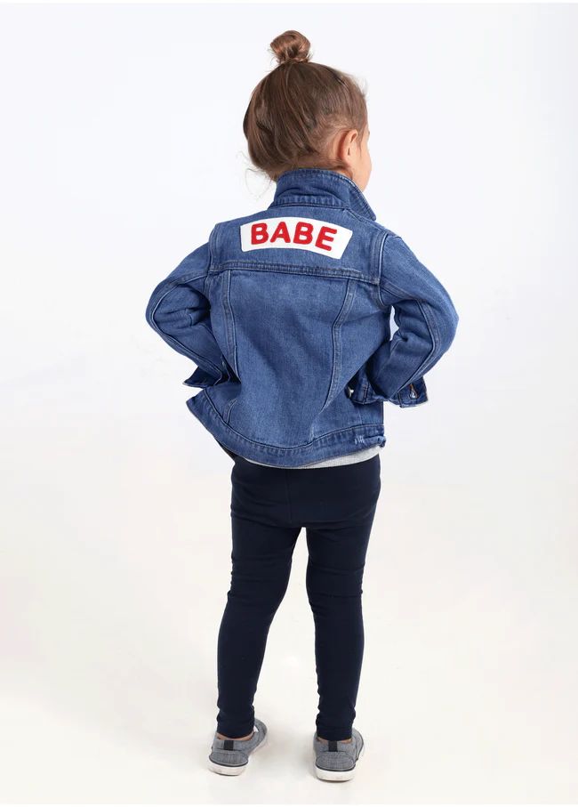 Babe Toddler Denim Jacket™ | Ingrid & Isabel