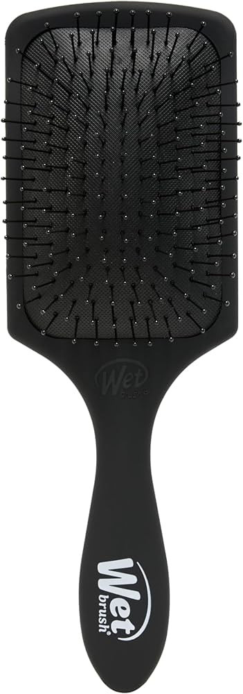 Wet Brush Paddle Detangler Hair Brush, Black Frost - Ultra-Soft IntelliFlex Detangling Bristles with AquaVent Design - Spread Hair Treatments Evenly - Glides Through Tangles For All Hair Types | Amazon (US)