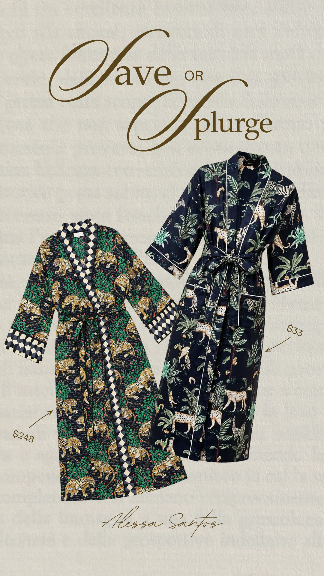 Just found an affordable comparison to my all time favorite robe. Save or splurge? 

 #LTKgrwm #LTKmorningroutine #LTKHome