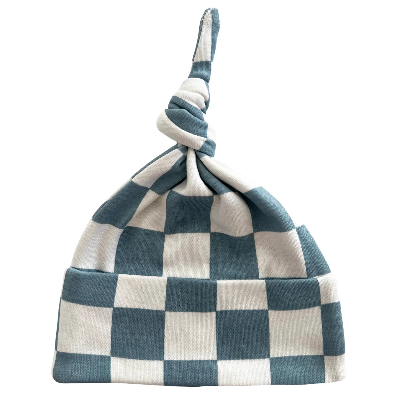 Blueberry Muffin Checkerboard / Organic Beanie | SpearmintLOVE