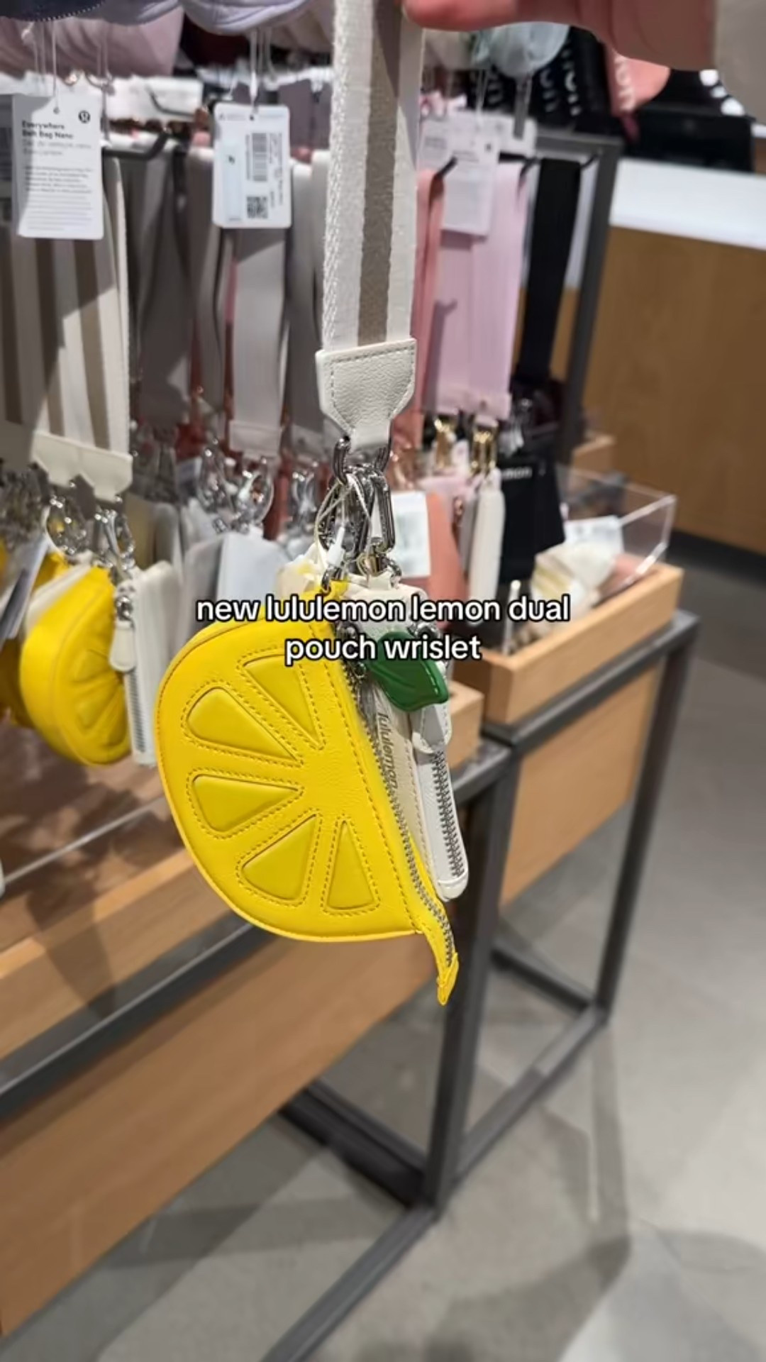 lululemon Dual Pouch Wristlet is so cute with this special edition lemon 

#LTKcanada