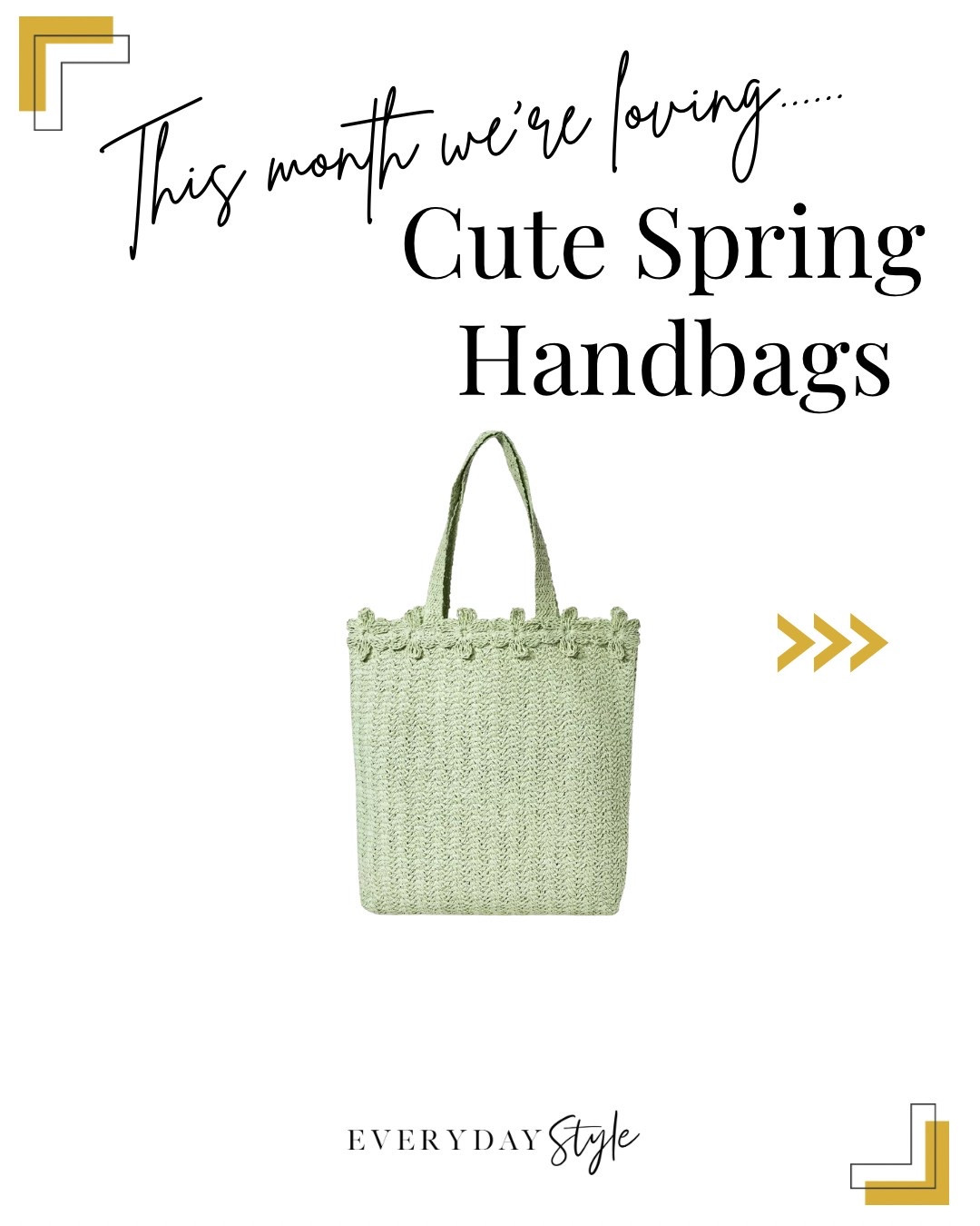 Freshen up your Spring look with a cute new handbag. Check out our picks of pretty pastels or trendy two toned bags. Or add a little personality with a bag charm. 

#LTKOver40 #LTKStyleTip #LTKSeasonal