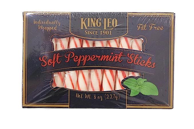 King Leo Peppermint Soft Sticks, Pack of 1 | Amazon (US)