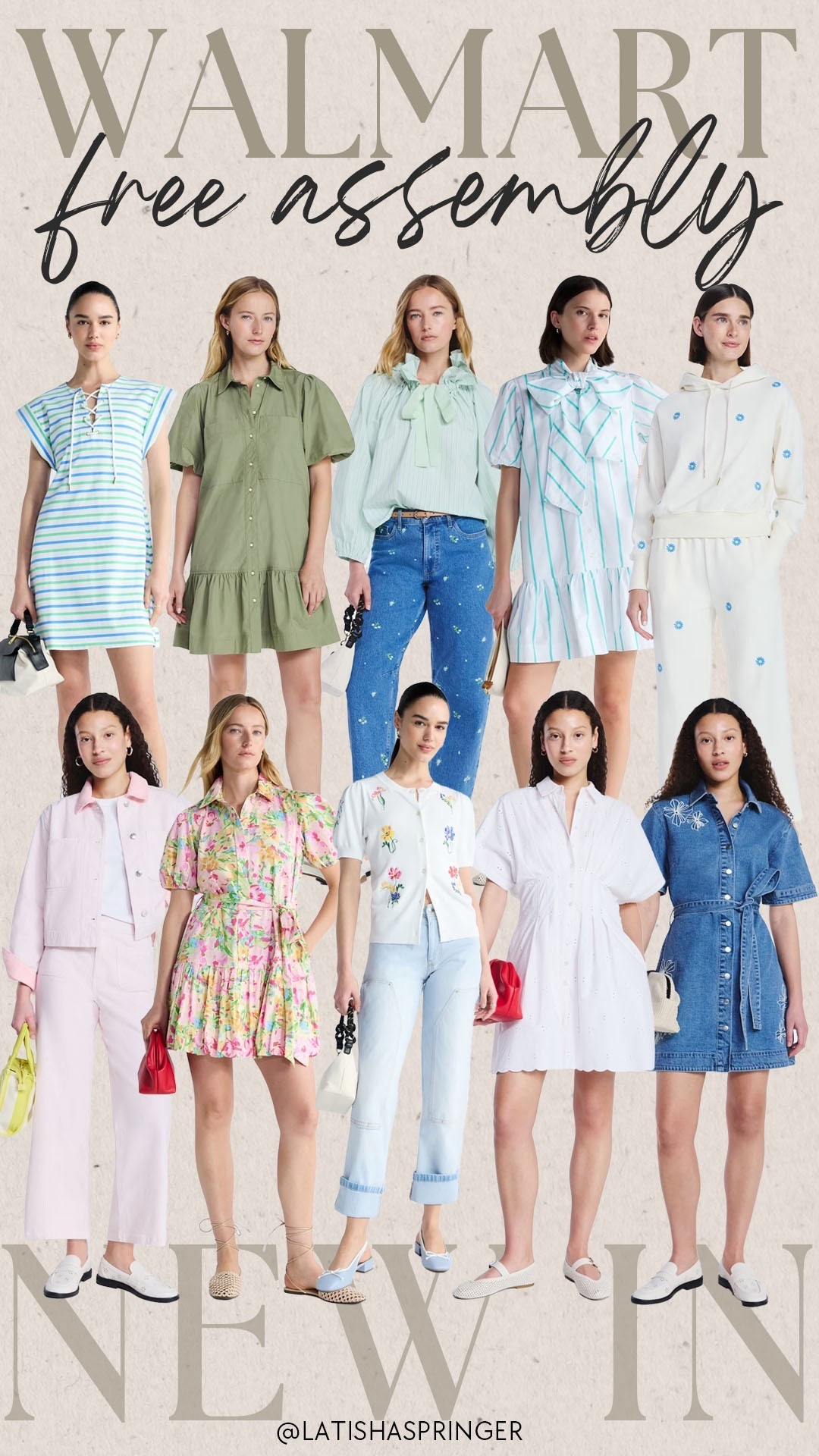 New Free Assembly arrivals for spring at Walmart! 

#walmartfinds

Walmart finds. Walmart fashion. Walmart new arrivals. Walmart spring style. Walmart spring dress  

#LTKSeasonal #LTKootd