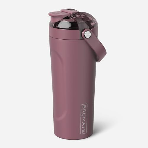 BrüMate MultiShaker Blender Shaker Bottle | 100% Leakproof Insulated Stainless Steel | Pre Workout and Protein Shaker Bottle for the Gym | 25oz (Rose Taupe) | Amazon (US)