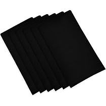 ITOS365 Cotton Dinner Napkins Black - 6 Pack (18 inches x18 inches) Soft and Comfortable - Durable H | Amazon (US)