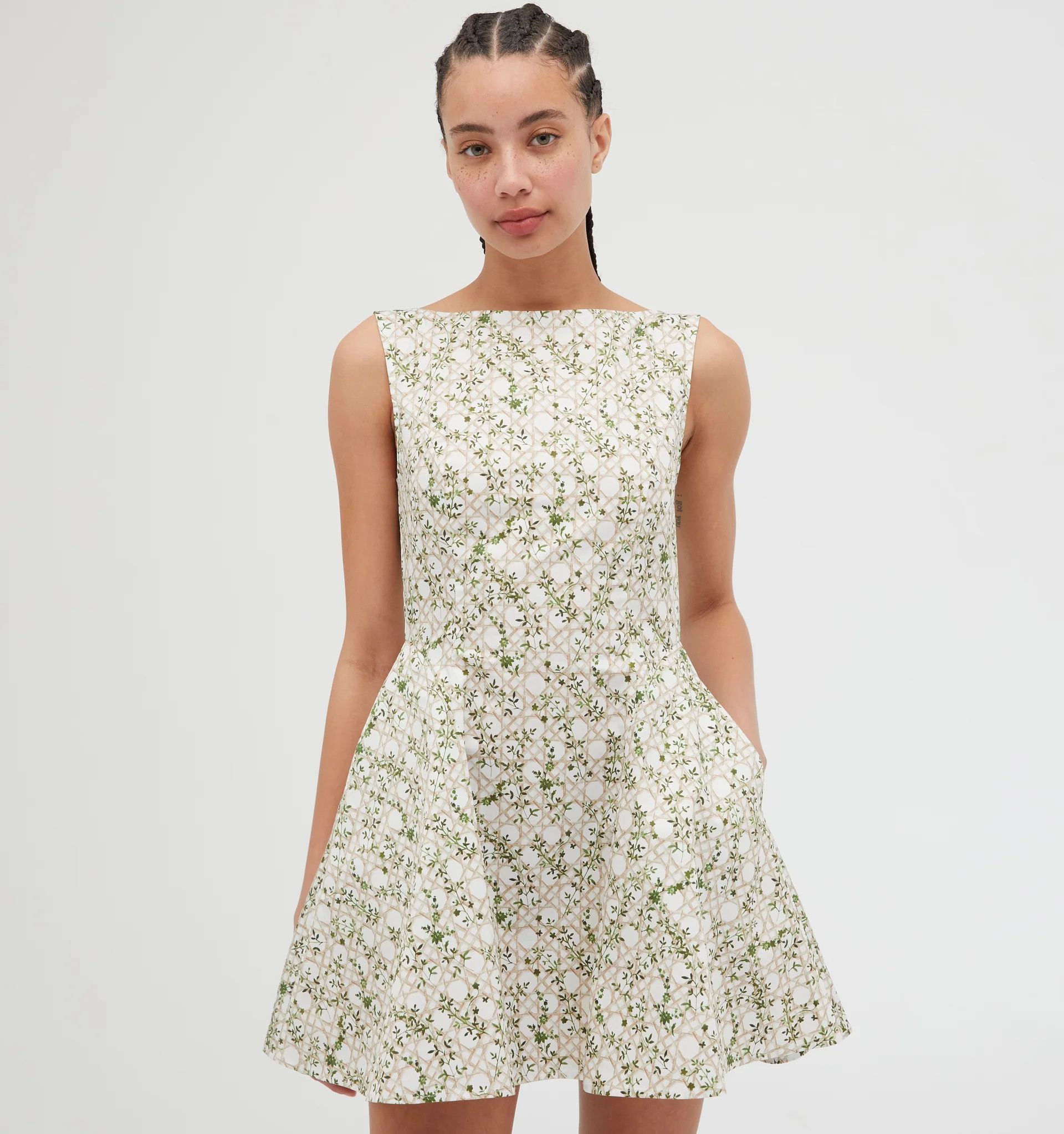 The Sutton Dress - Sand Basketweave Vine | Hill House Home