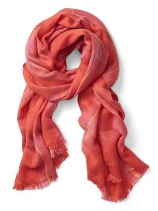 Brushed Acrylic Plaid Scarf | Banana Republic US