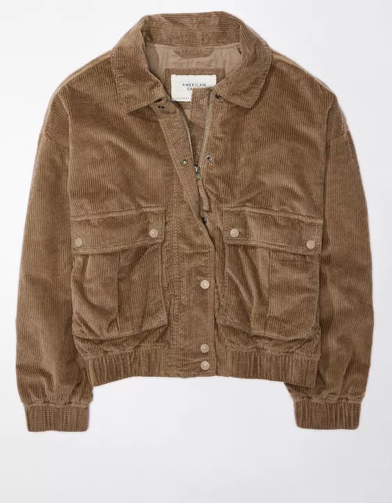 AE Corduroy Bomber Jacket | American Eagle Outfitters (US & CA)